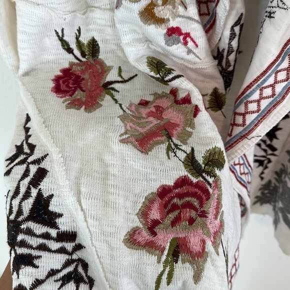 NWT Paparazzi English Rose Embroidered Cardigan - Picture 11 of 14